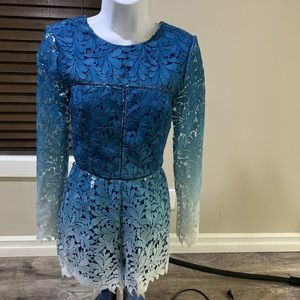 Blue ombre Romper